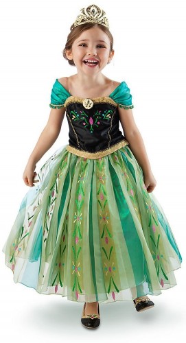 Карнавальный костюм детский для девочки Анна принцесса