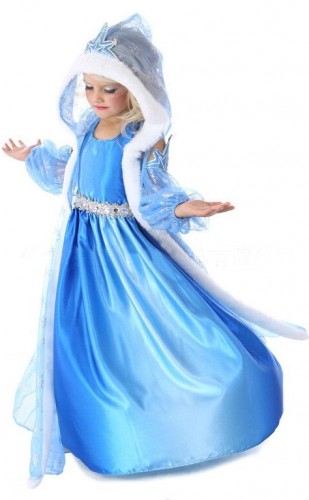 Карнавальный костюм детский для девочки эльза